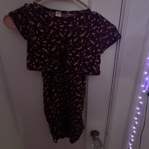 Floral Short Sleeve Dress